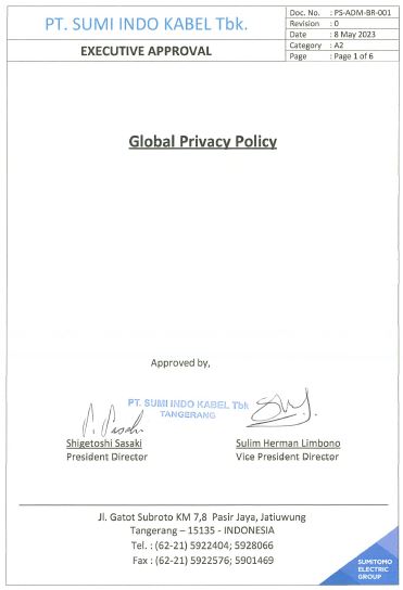 Global Privacy Policy